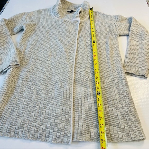 NINE West Jeans open cardigan/ turtleneck Sweater long oversized Medium - Picture 4 of 8